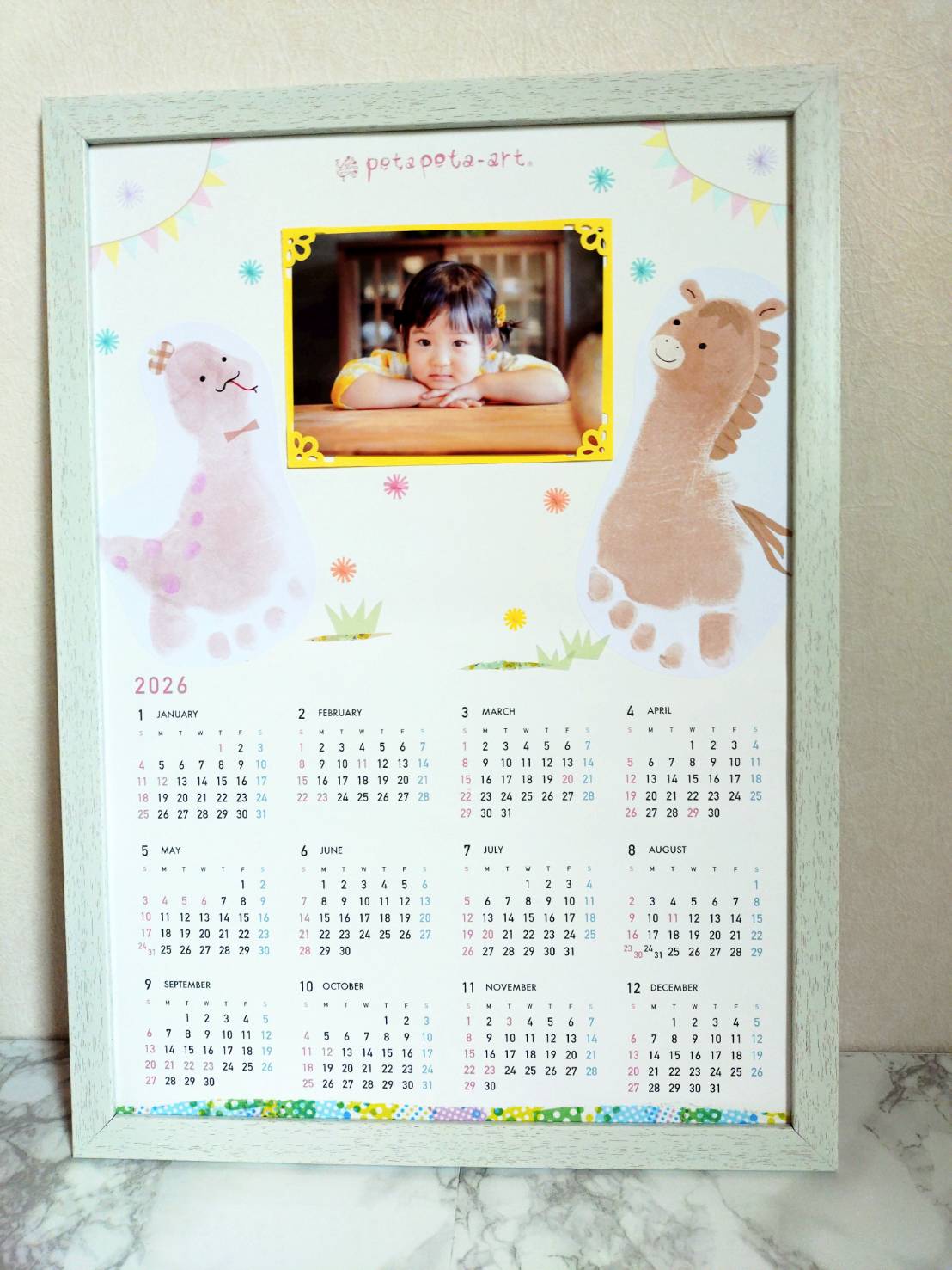 ペタペタ&撮影会付き2026年カレンダーを作ろう